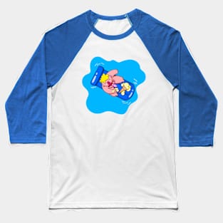 Blue Lilo Baseball T-Shirt